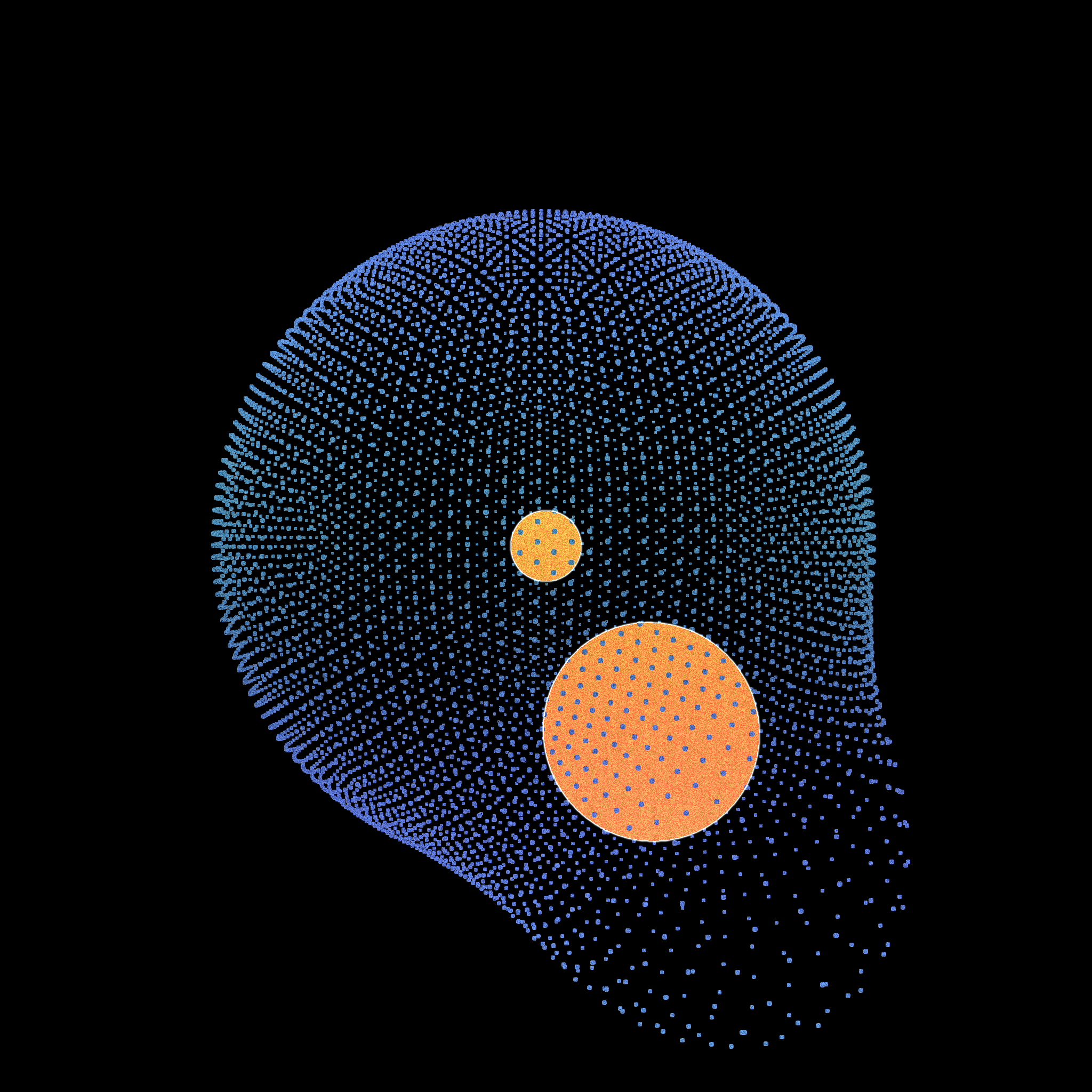 Cometary coma #128 static token preview