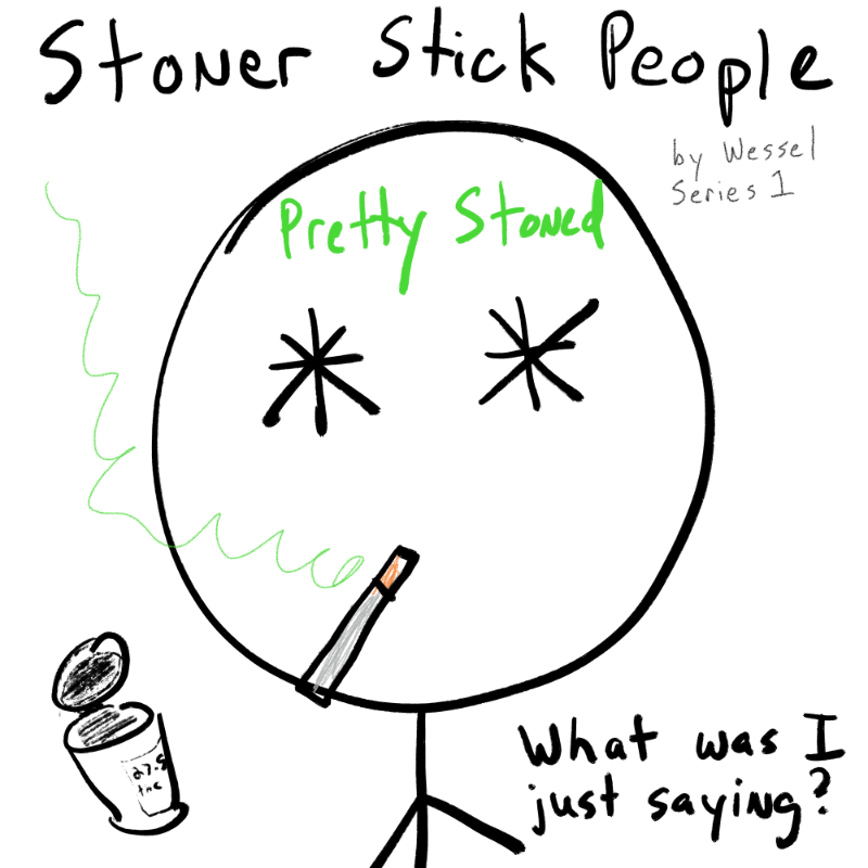 Stoner Stick People #55 static token preview