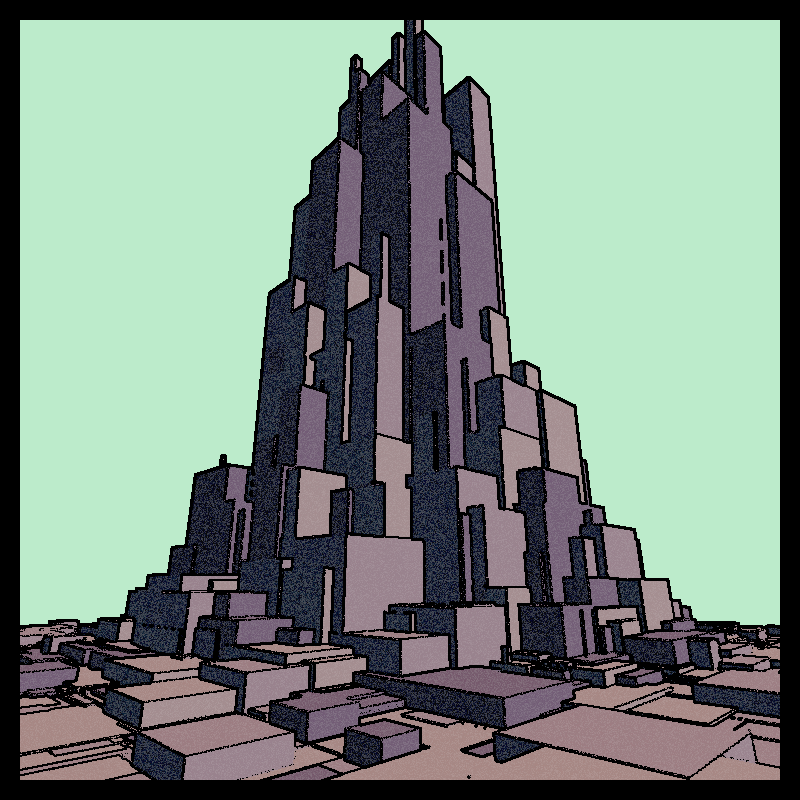 Crystal forest #44 static NFT preview