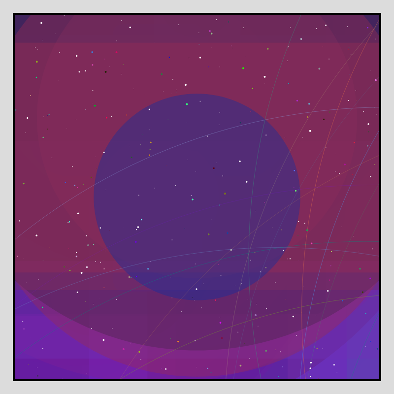 Color Field Starry B #249 static token preview