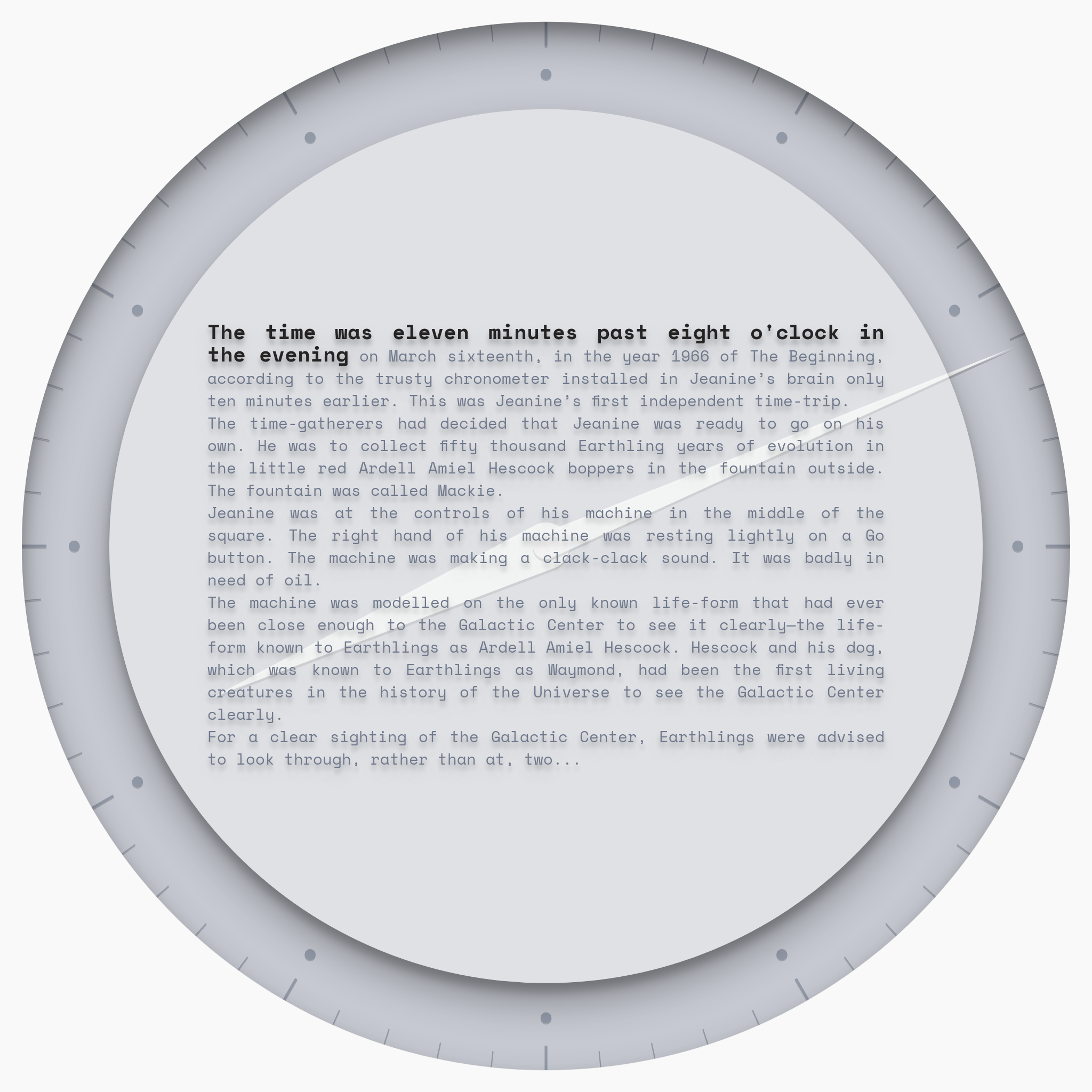 A Watch #154 static NFT preview