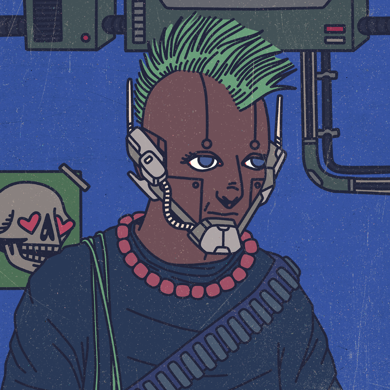 FUTURE BASTARDS #751 static NFT preview