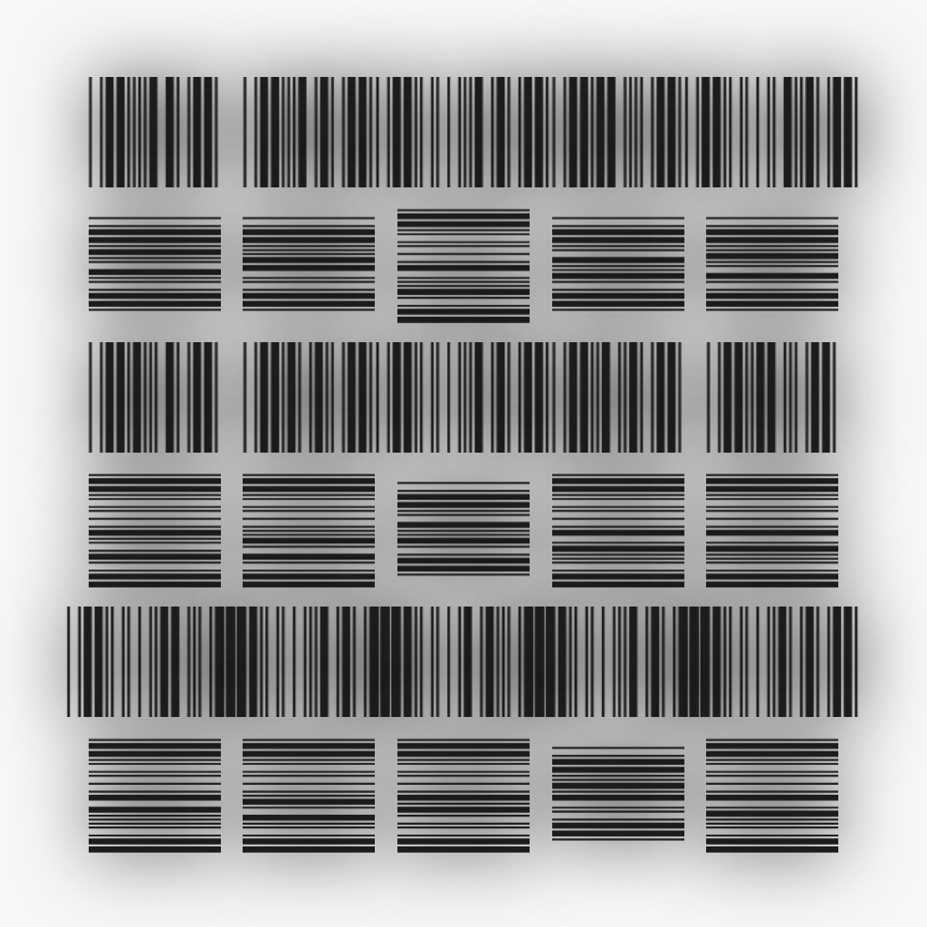 barcode(fxhash) #406 static NFT preview