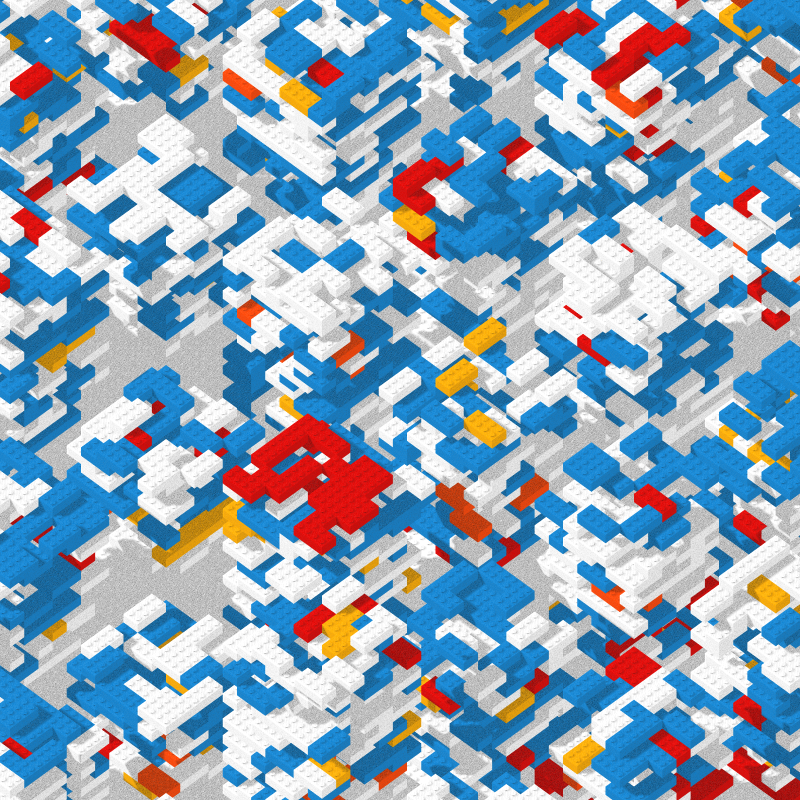 The Bricks I #196 static NFT preview