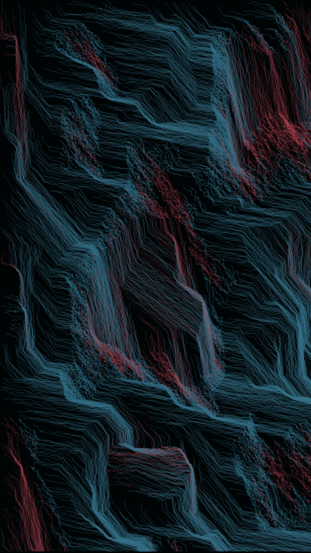 Algoscapes | Rock-face #773 static token preview