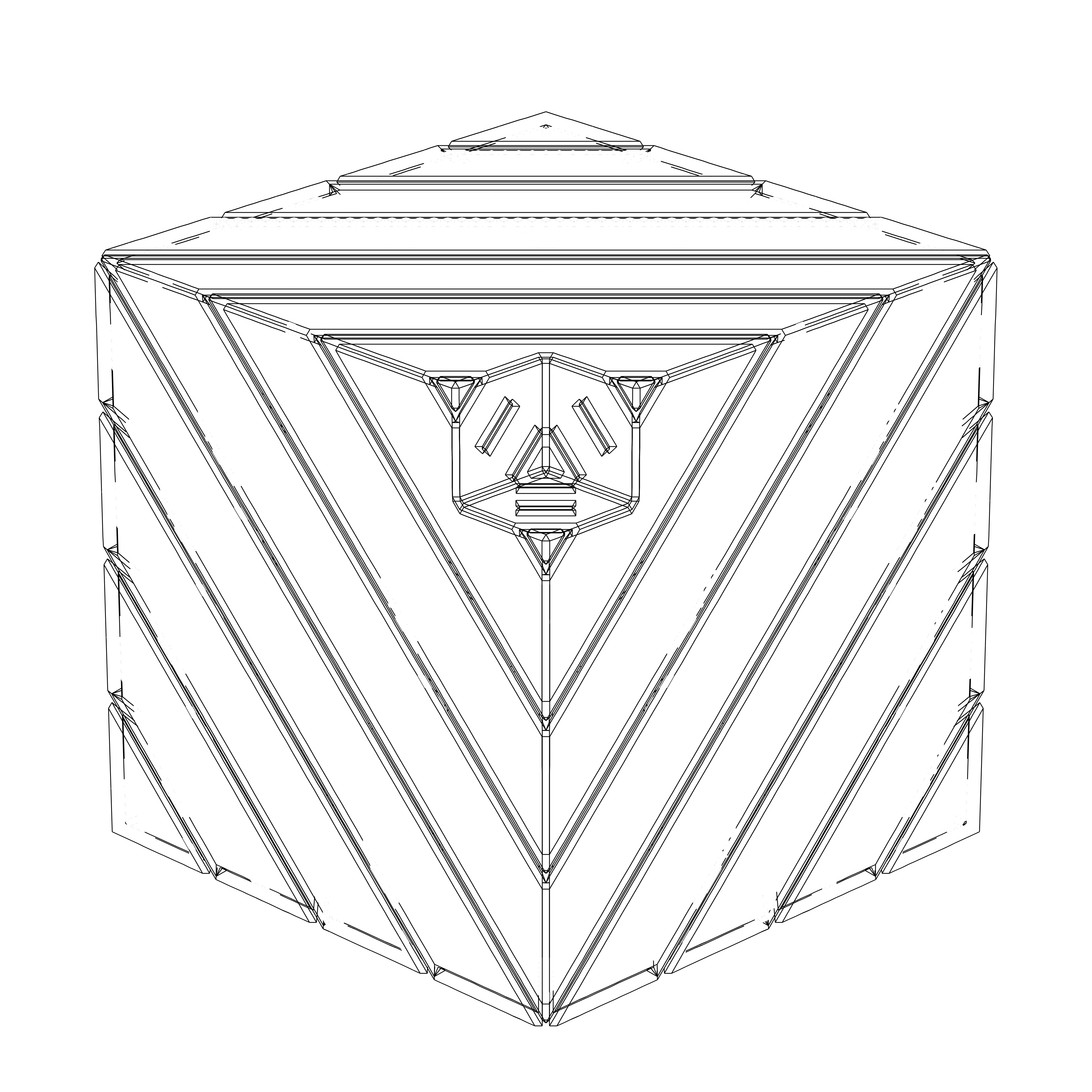 LL21 Alien Art Cube #44 static NFT preview