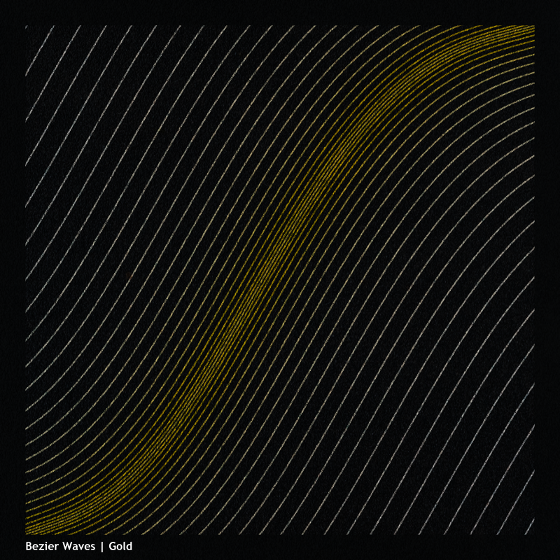 Bezier Waves #70 static token preview
