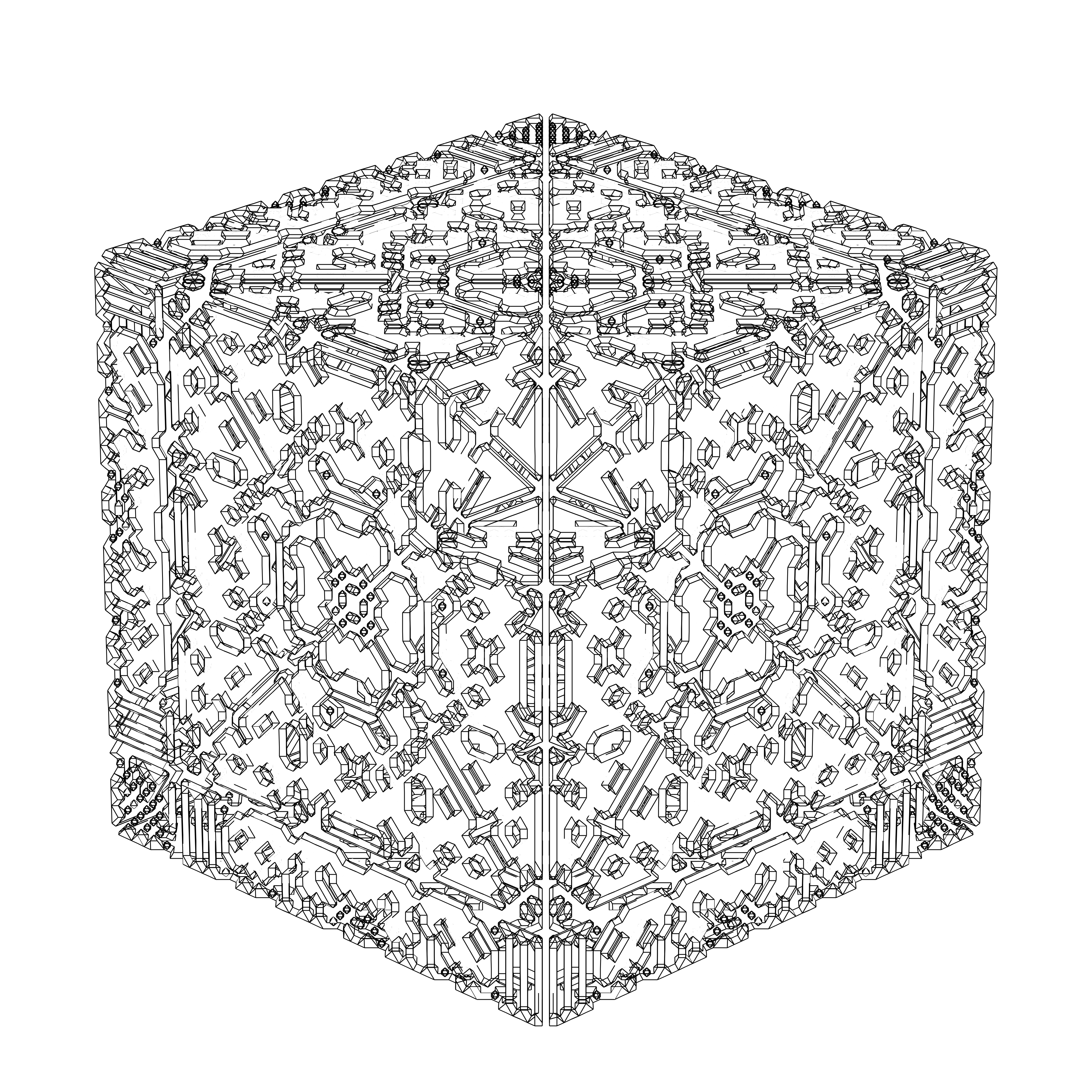 LL21 Alien Art Cube #638 static NFT preview