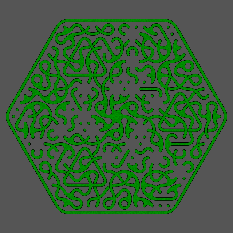 Threefold Symmetry - Dark Variations #126 static token preview