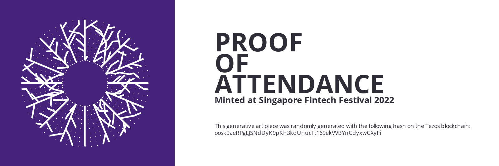 SFF2022 Proof of Attendance Token #1958 static token preview