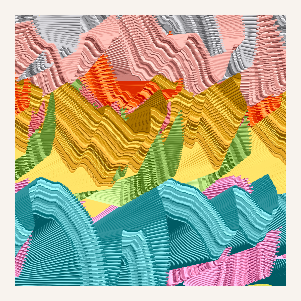 Colorama: Algorithmic Study #50 static token preview