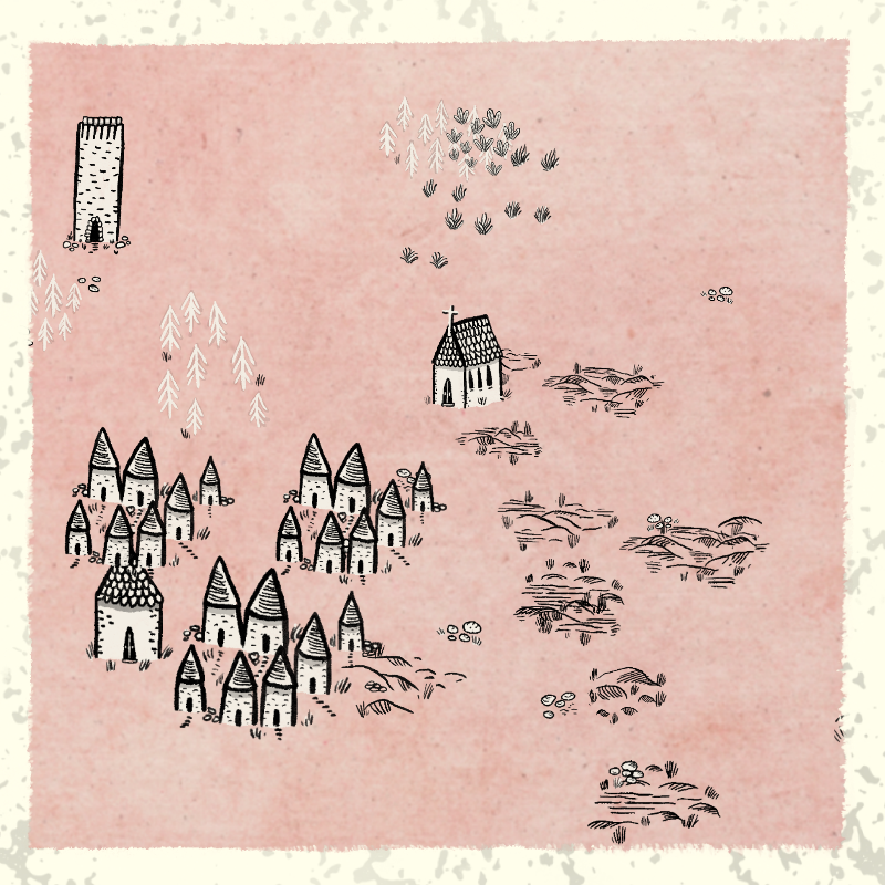 Medieval Village #102 static NFT preview