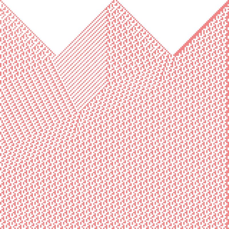 Colored Elementary Cellular Automaton #111 static token preview