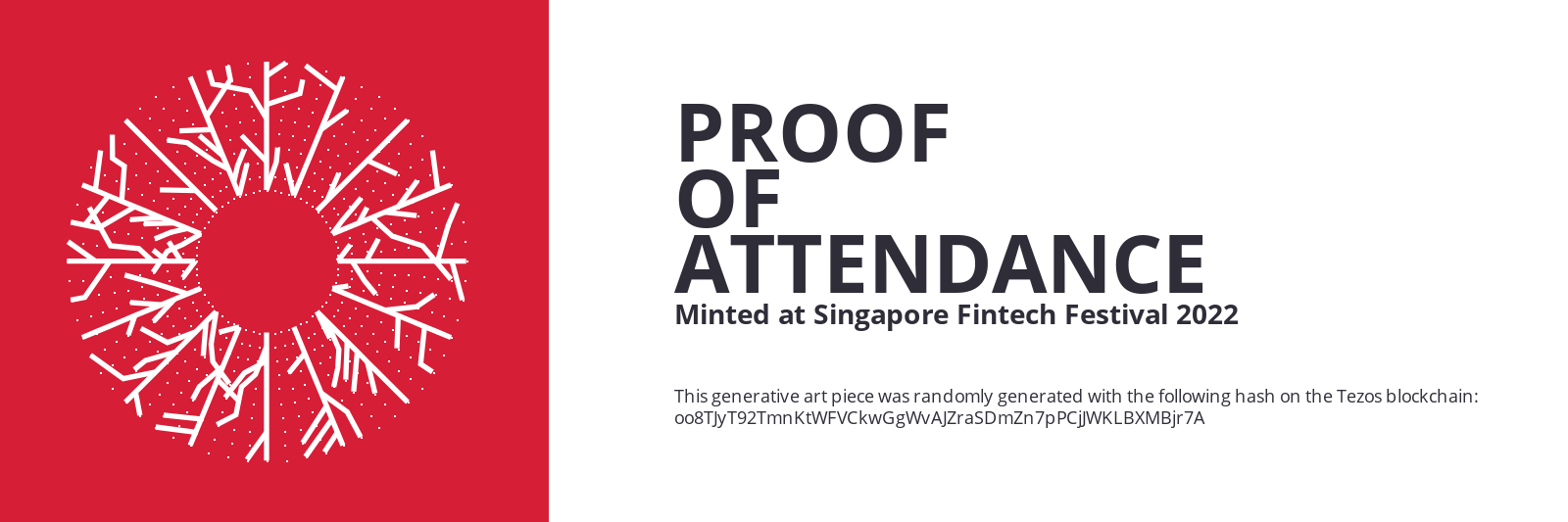 SFF2022 Proof of Attendance Token #1535 static token preview