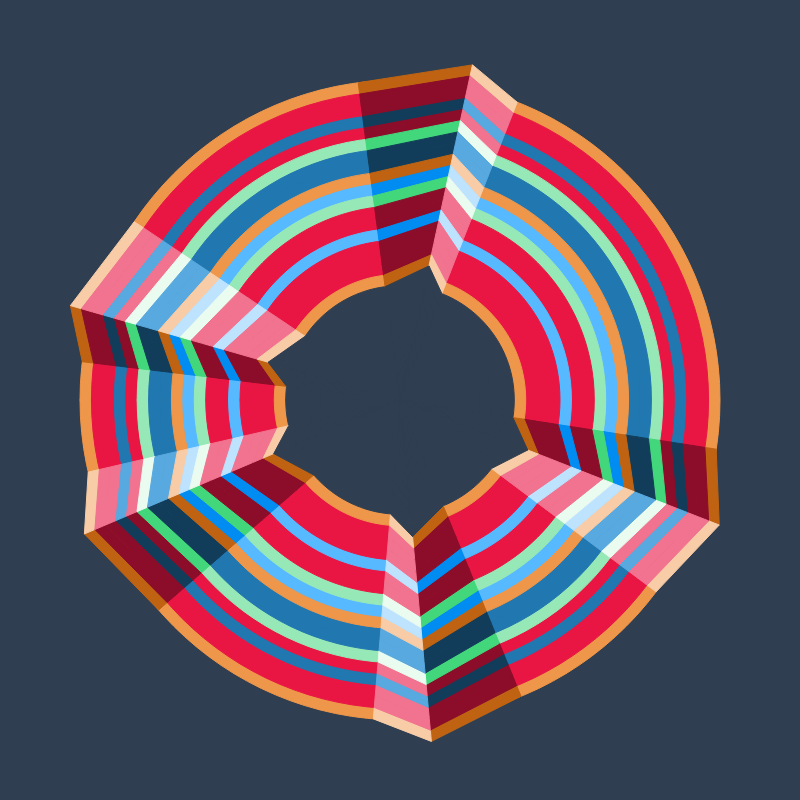 Folded Circle #42 static token preview