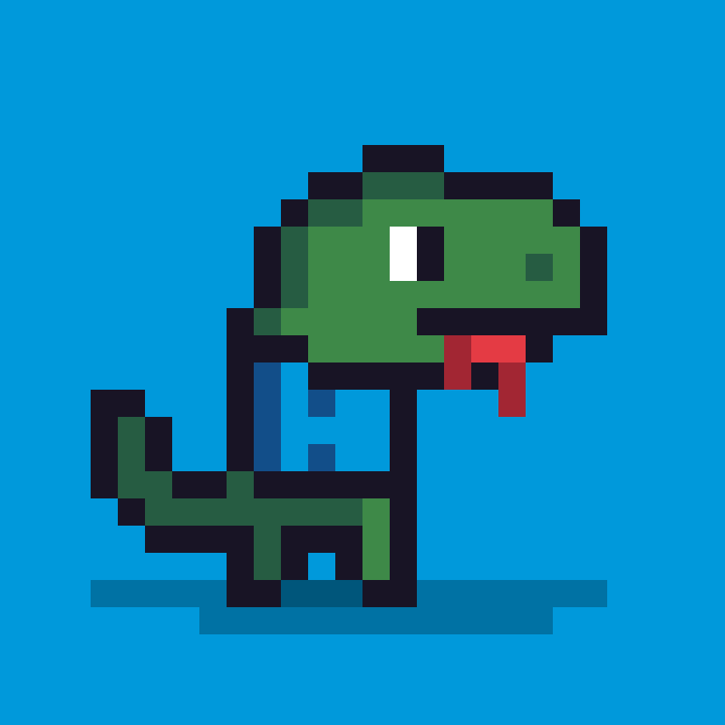 Pixel Dinos #47 static token preview