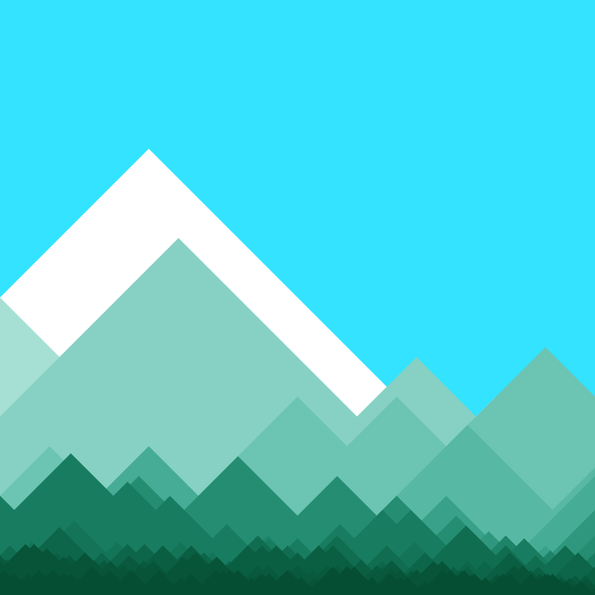 Mountains #124 static NFT preview
