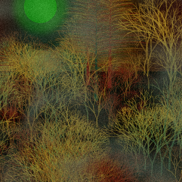 Moonlit Native Bush #60 static token preview
