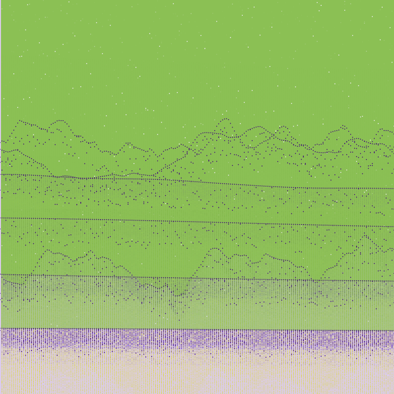 Glitched Mountains GT #1 static NFT preview