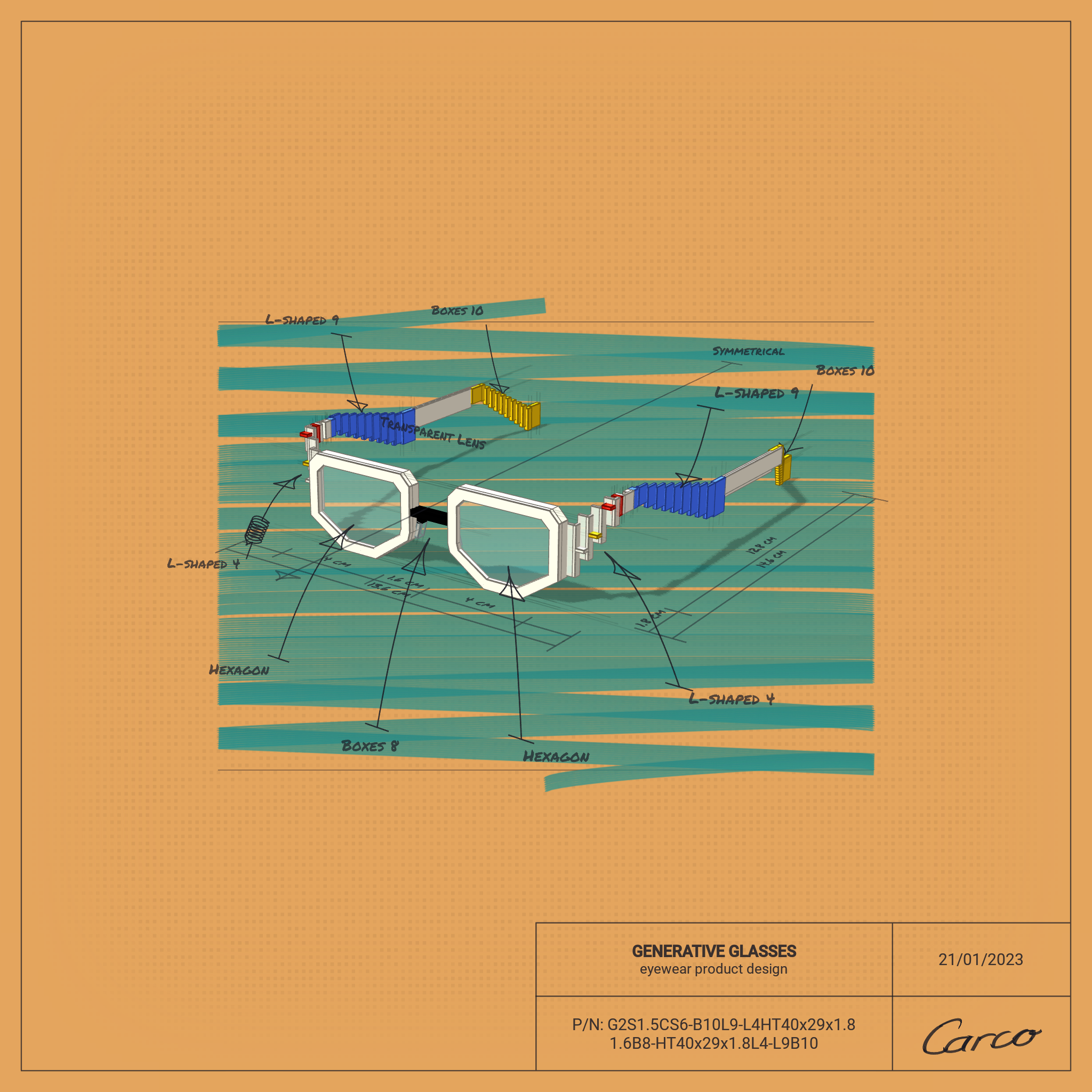 GENERATIVE GLASSES #30 static token preview