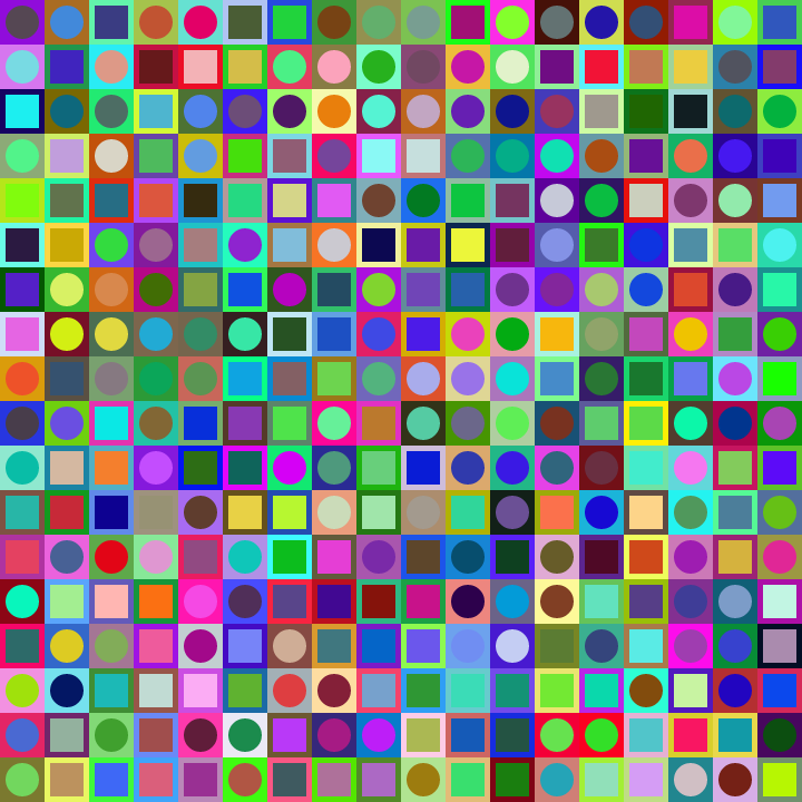 Square Dot Composition #34 static token preview