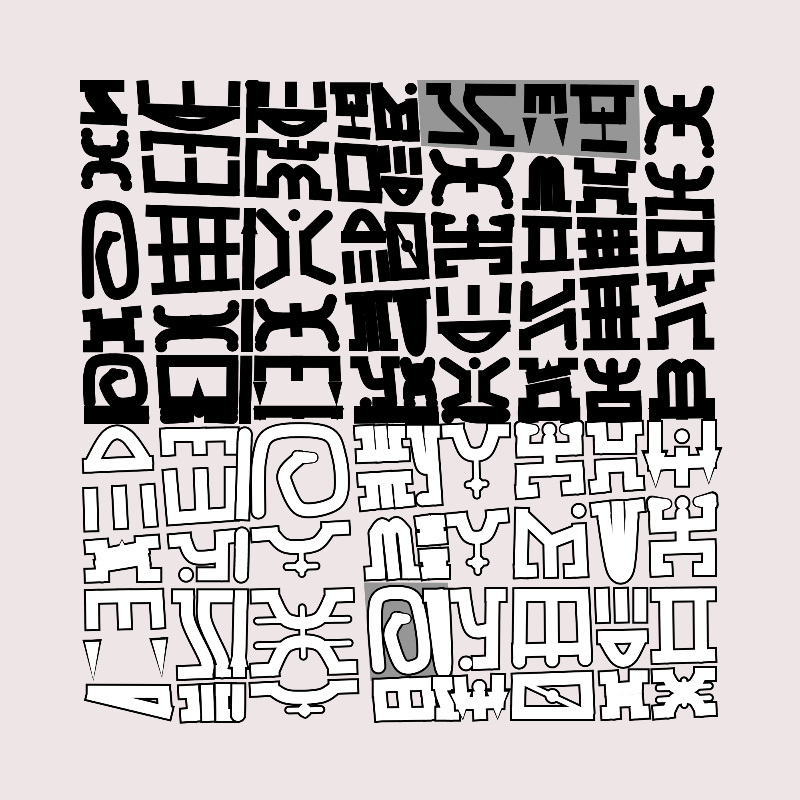 "Alphabetic ancestral signs" - (Matrix v3) #24 static token preview
