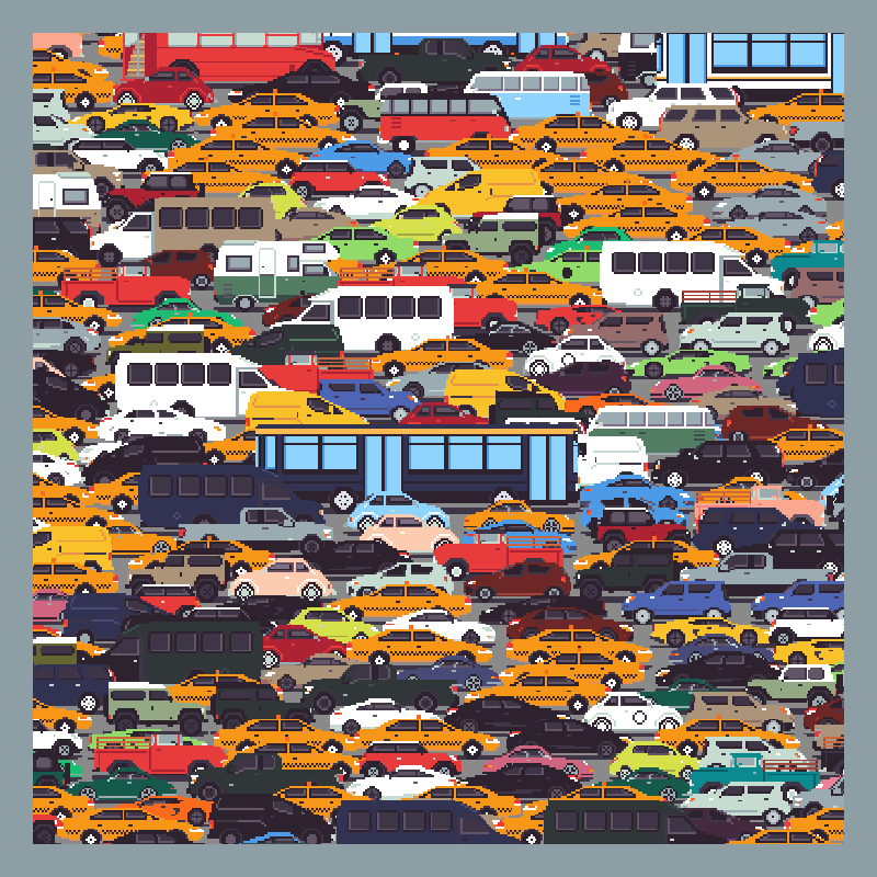 Traffic Jam #73 static token preview