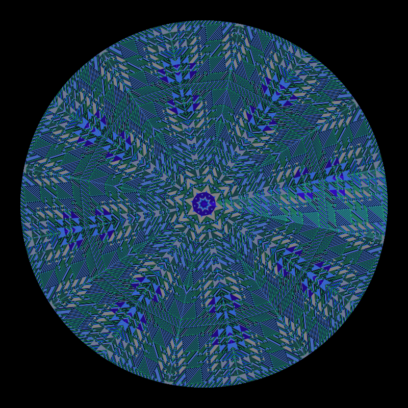 Binary kaleidoscope #72 static NFT preview