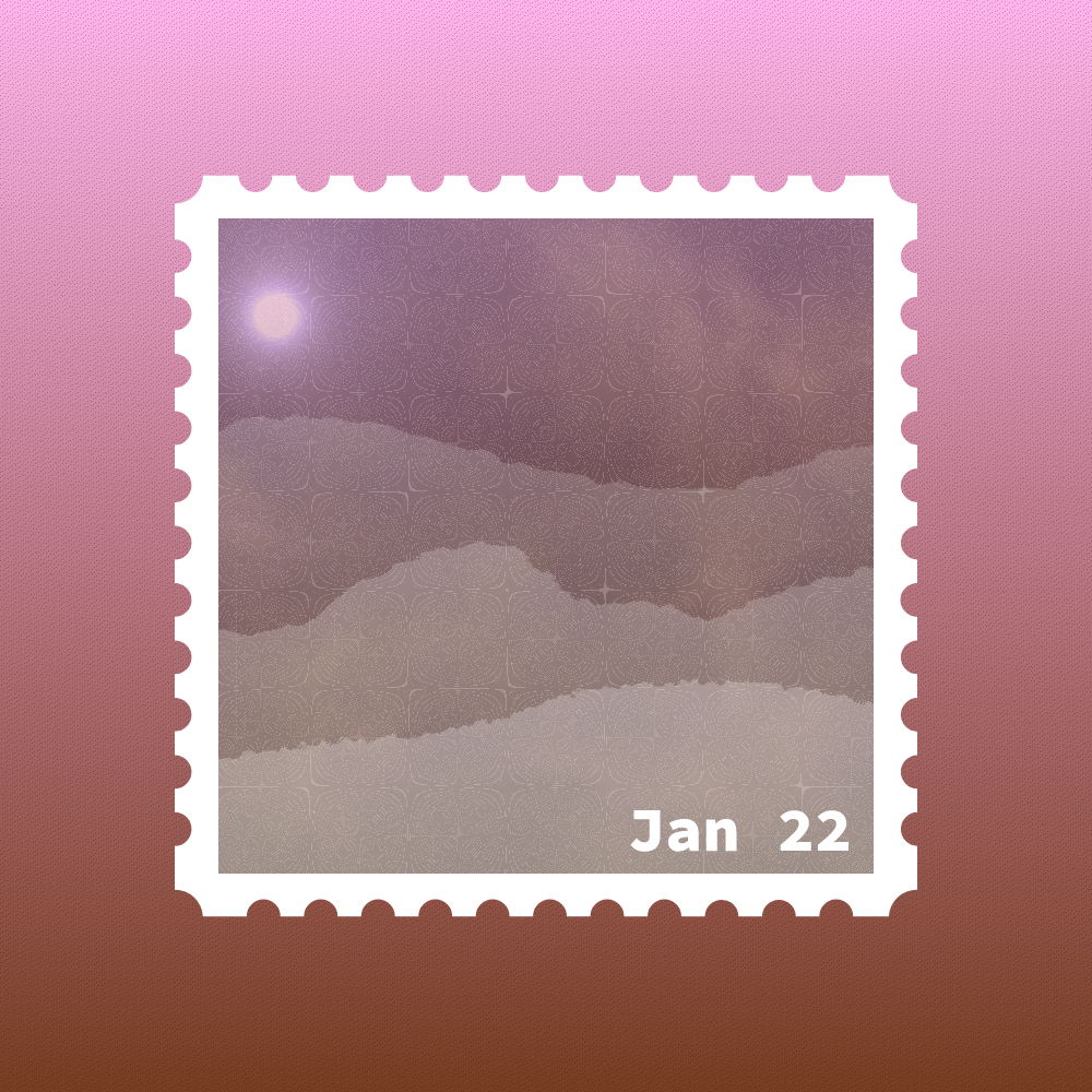 January 2022 stamp #40 static NFT preview