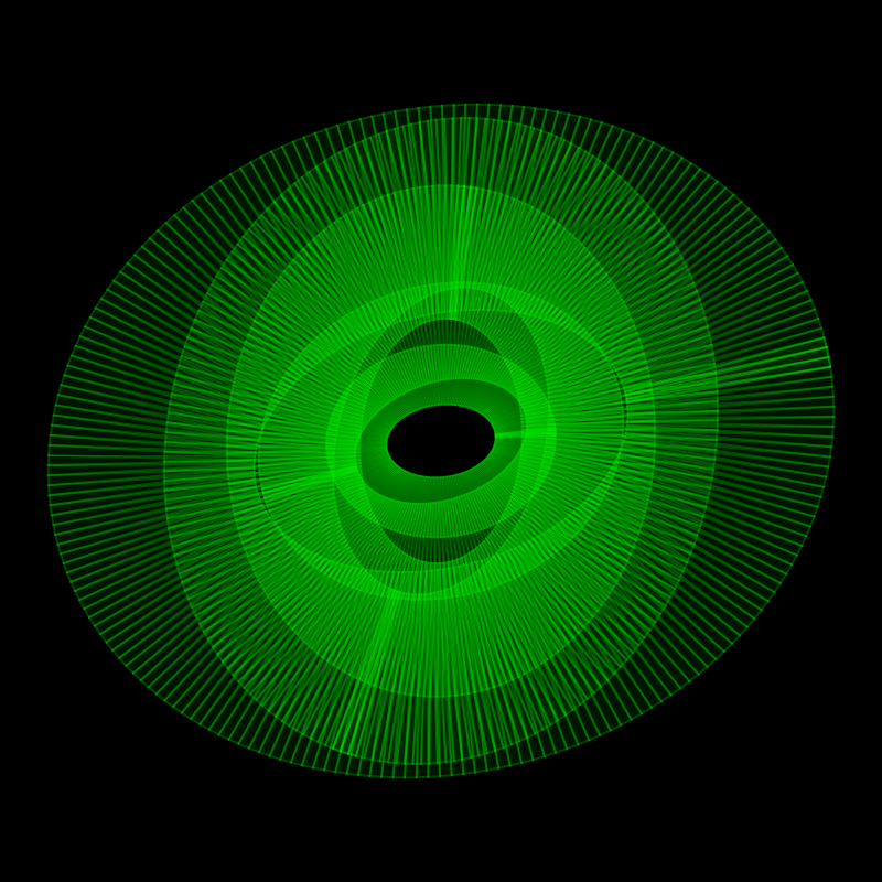 Moiré_Ellipses_Dark #55 static NFT preview
