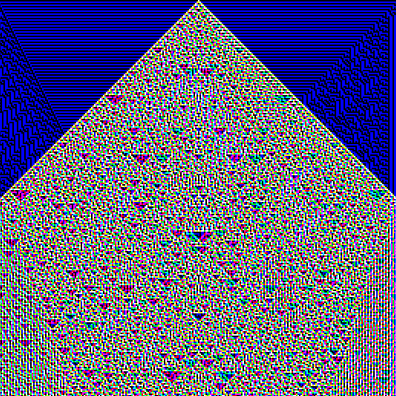 RGB Elementary Cellular Automaton #330 static token preview