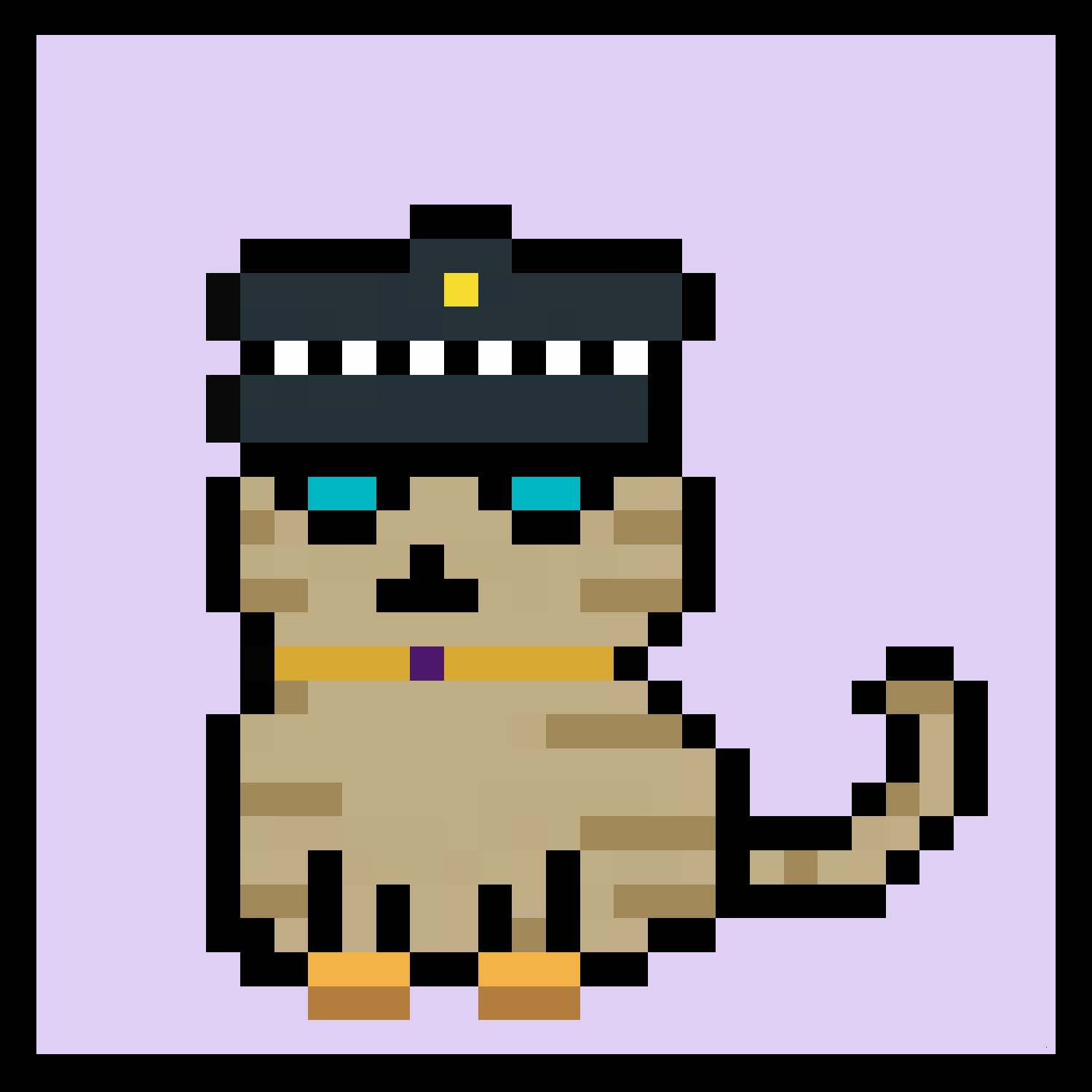 Lazy Kitties #1858 static NFT preview