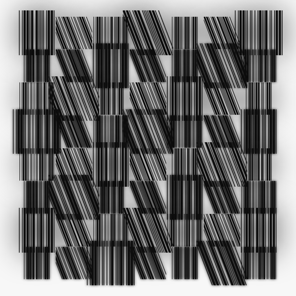 barcode(fxhash) #242 static token preview