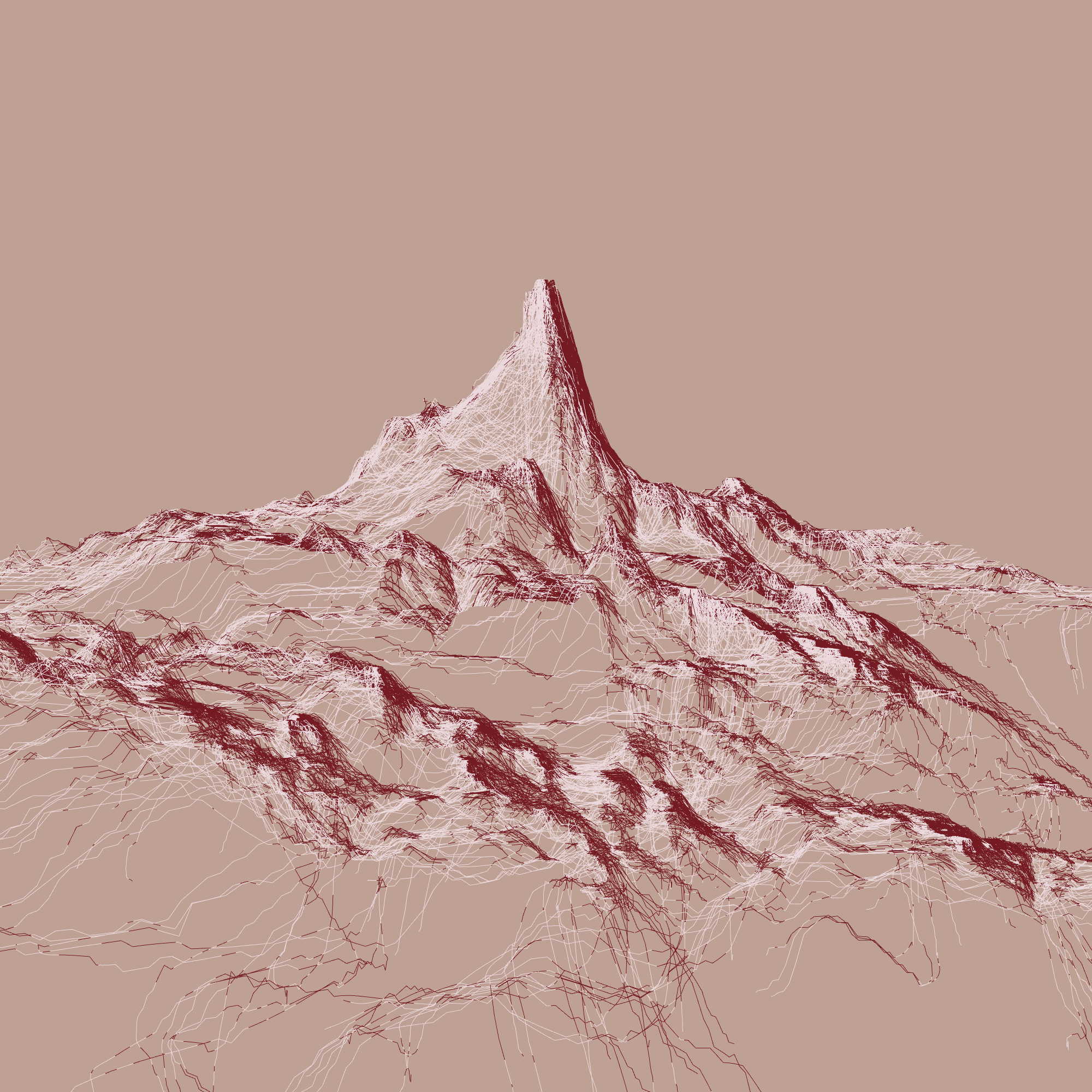 Ridge Scribbles #136 static NFT preview