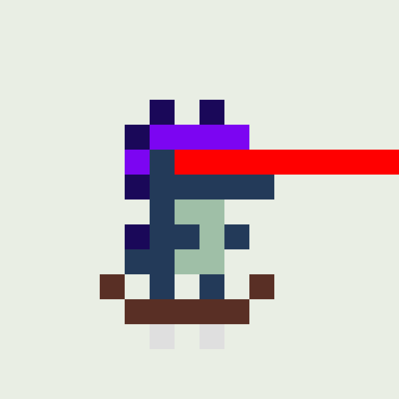 Coded Tiny Dinos #208 static NFT preview