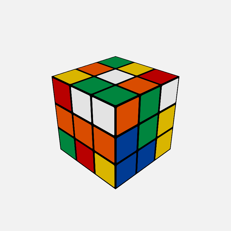 Rubik's Cube #113 static token preview