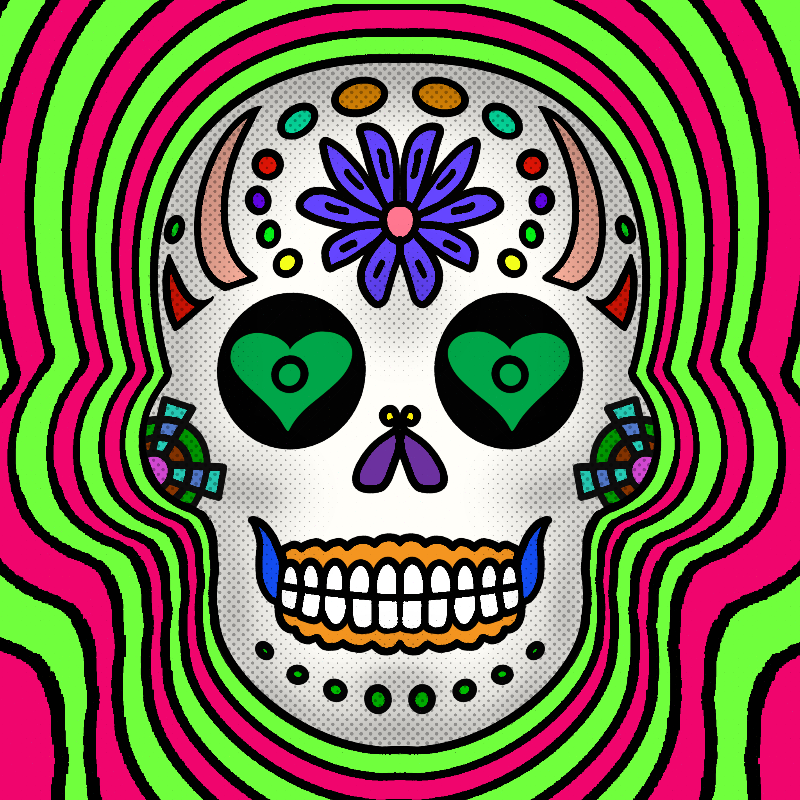 Sugar Skulls #341 static token preview