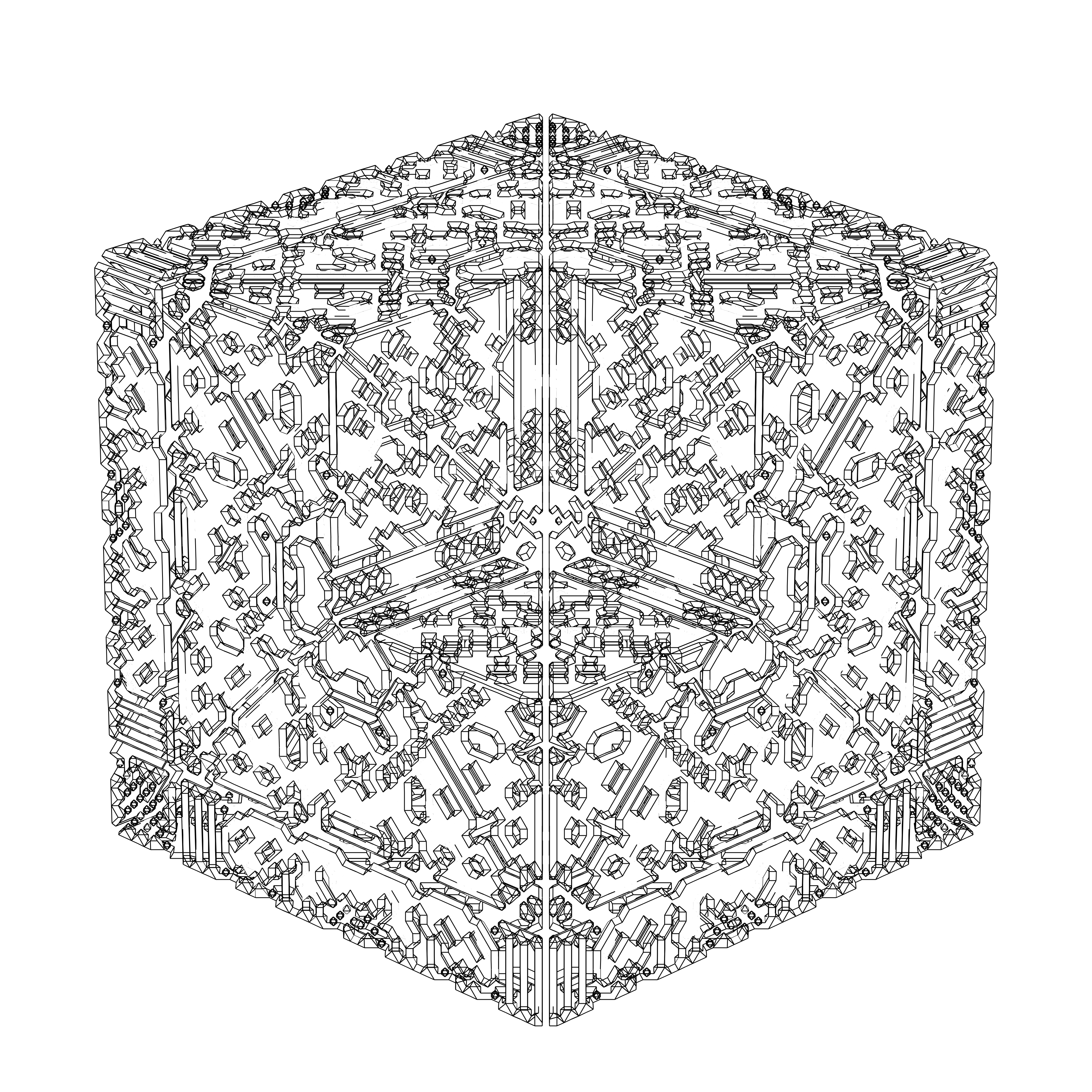 LL21 Alien Art Cube #226 static NFT preview