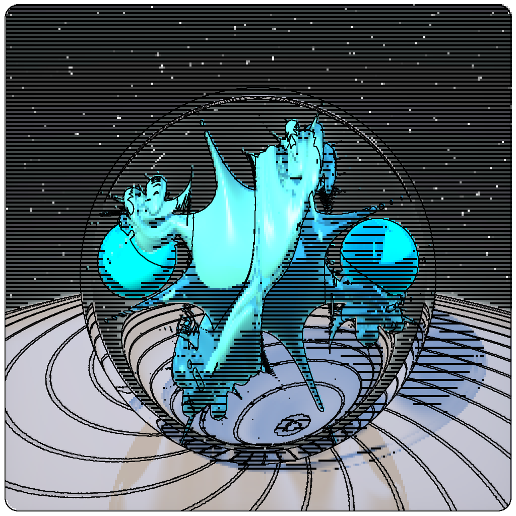 LL21 Mac Plus Fractal-in-a-Globe #26 static token preview