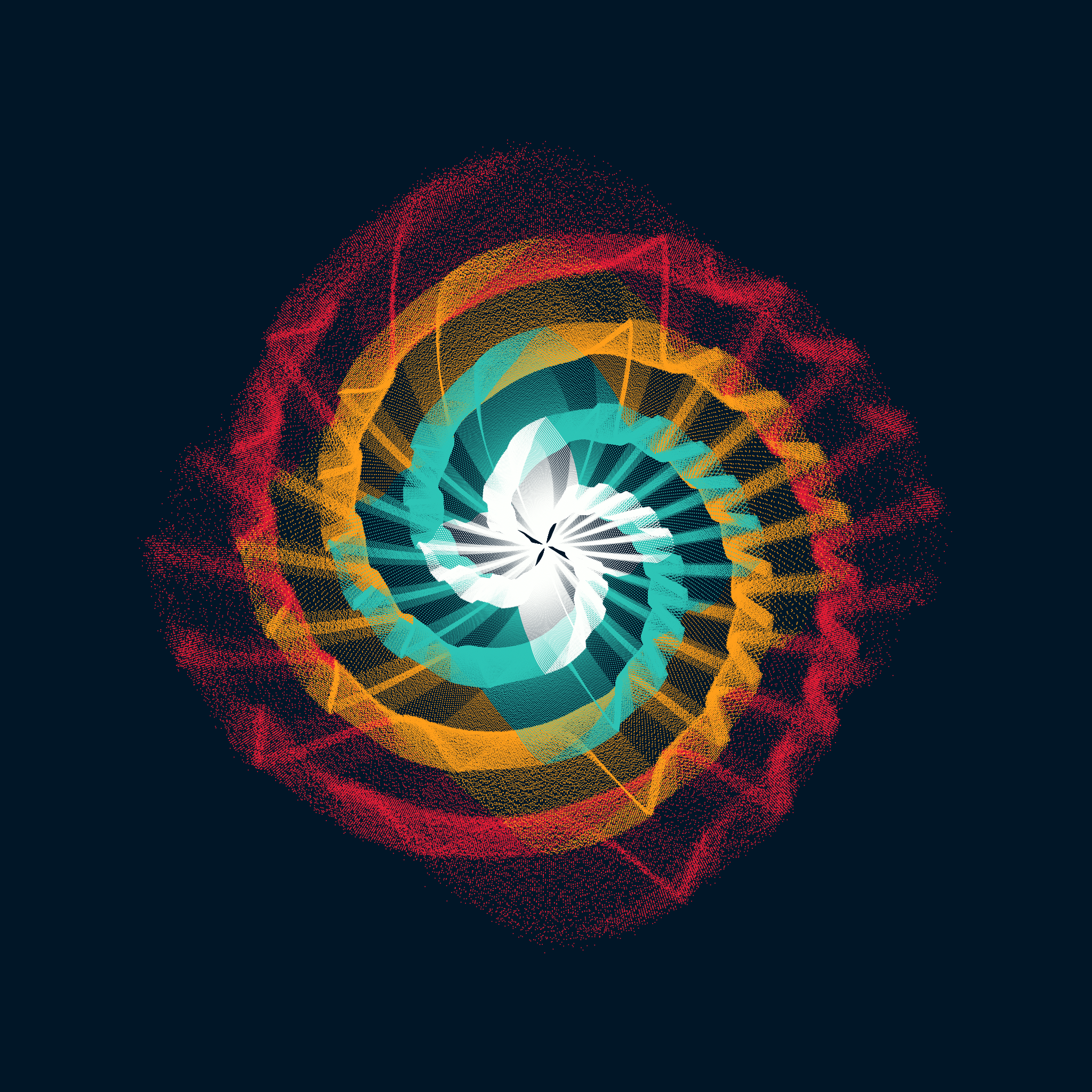 CIRCULAR MURMURATIONS #61 static NFT preview