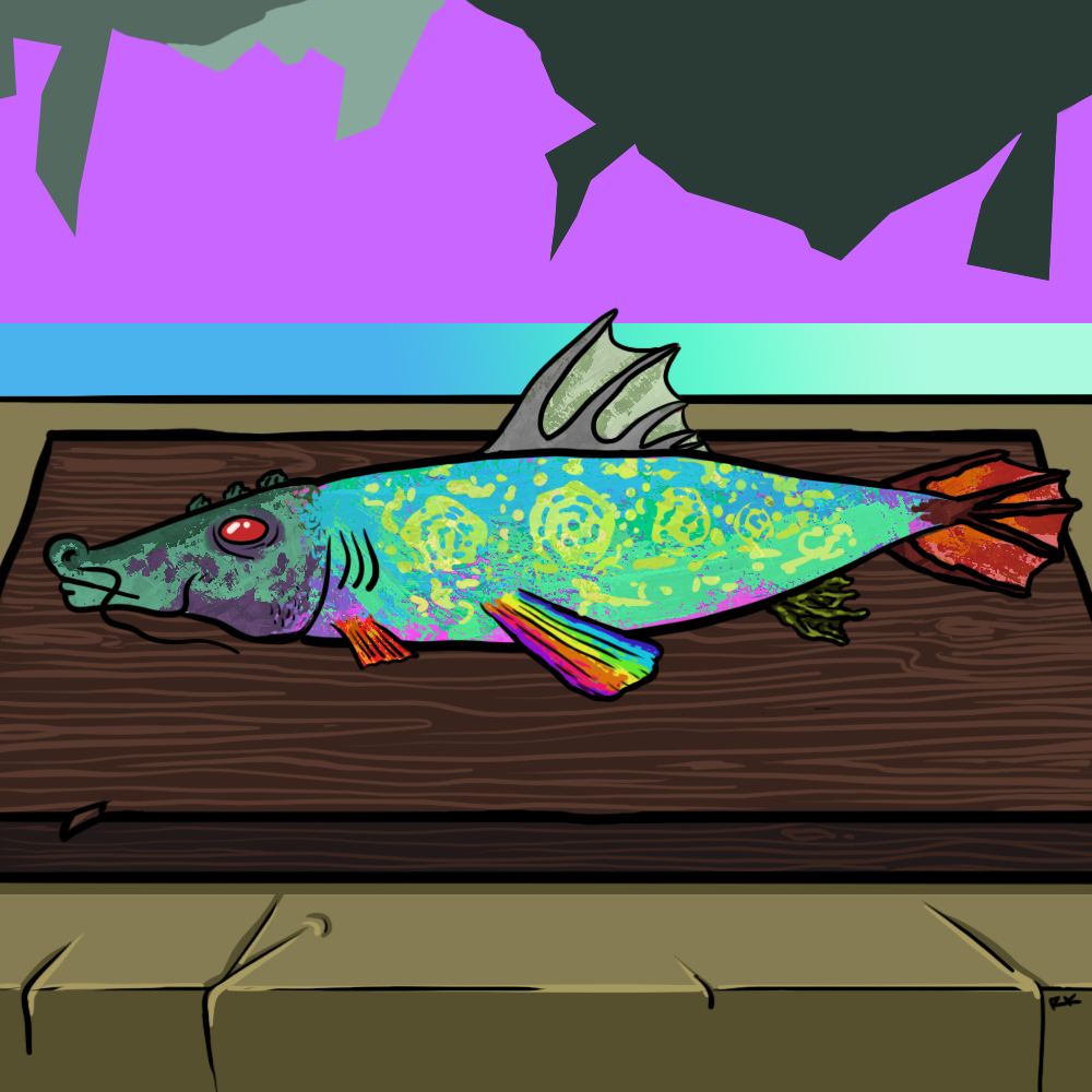 Monstrous Catch #28 static token preview