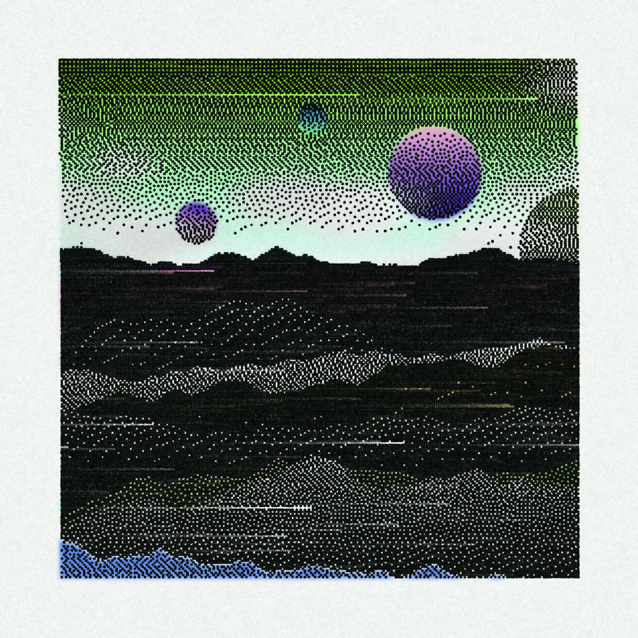 Dithered Branches #245 static NFT preview