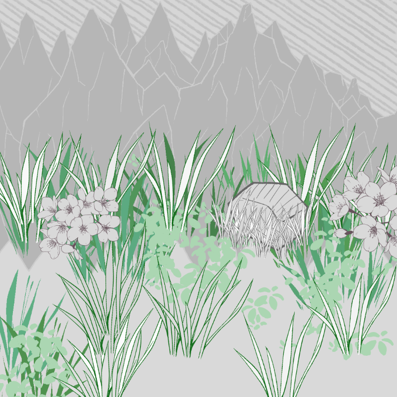 Wild Grass and Rubble #89 static token preview