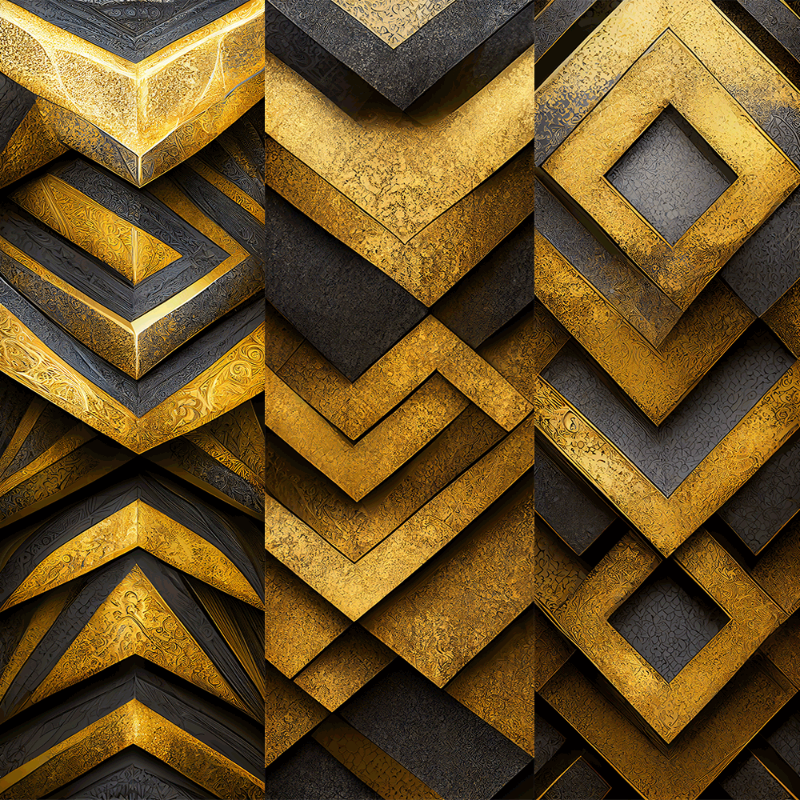 AI Gold #53 static NFT preview