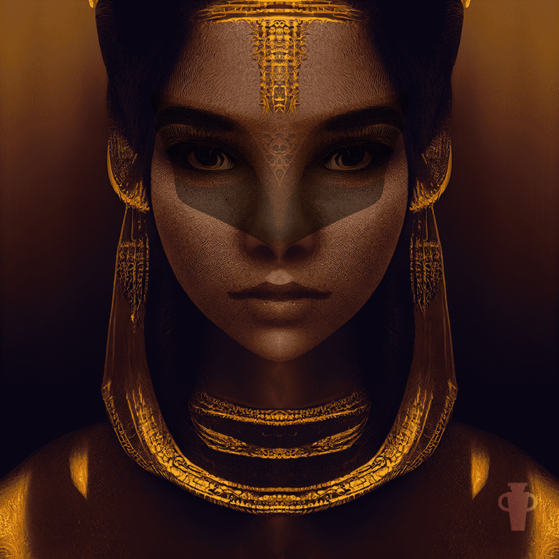 Egyptian woman #13 static token preview
