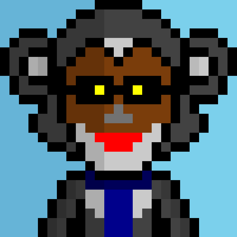 Morixels Monkey #51 static NFT preview