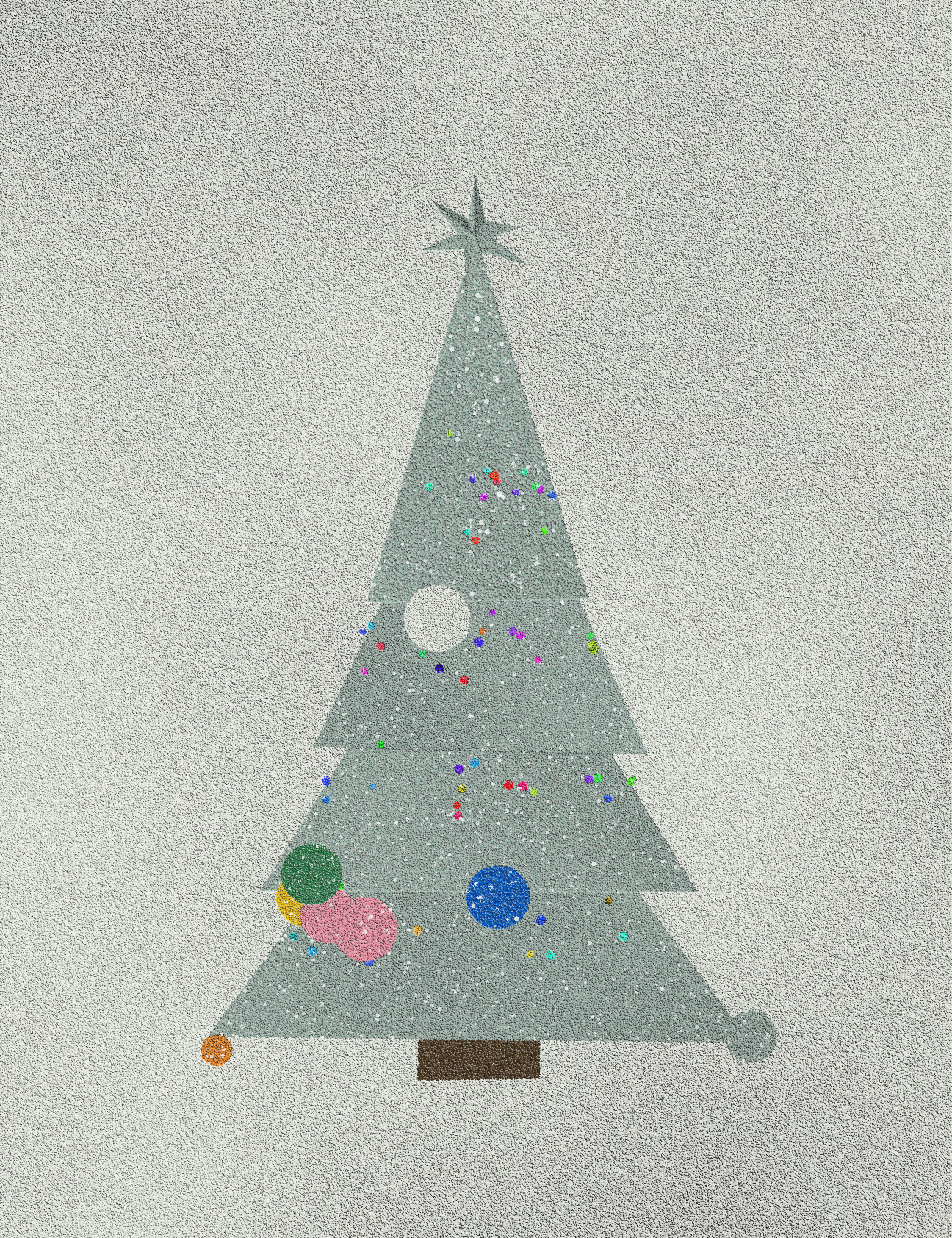Naïf Christmas Trees #44 static NFT preview