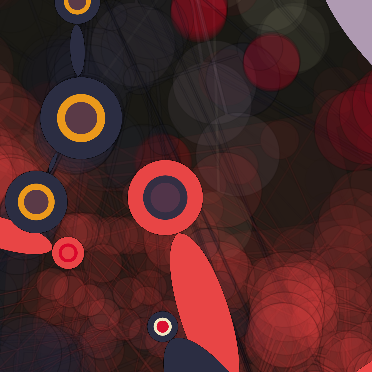 Geometric colorful shapes (Free edition) #74 static NFT preview