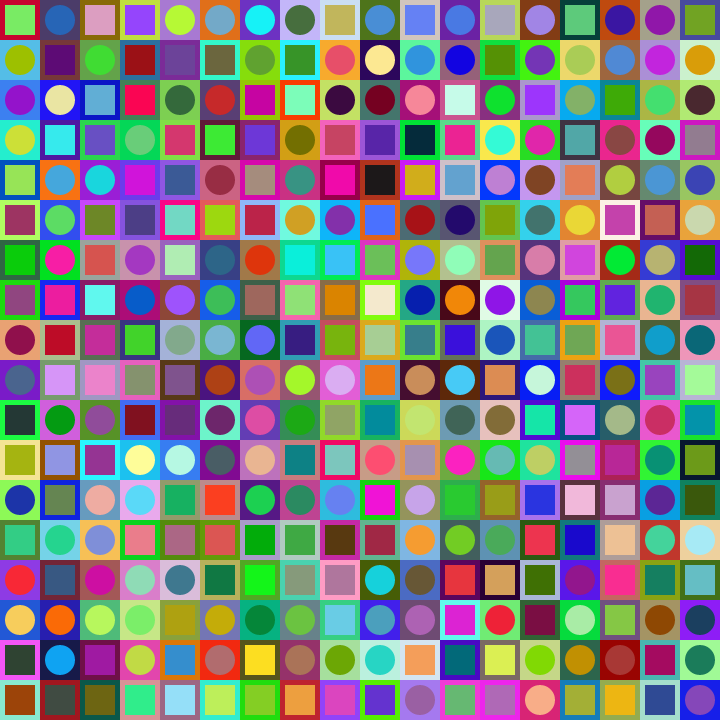 Square Dot Composition #401 static NFT preview