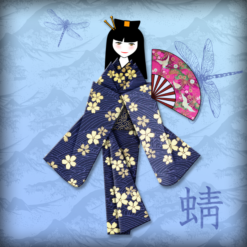 Origami Girls #22 static token preview